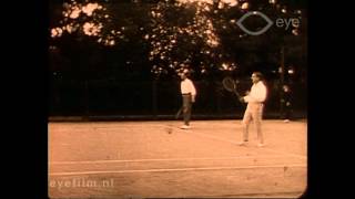Une partie de tennis septembre 1918