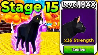 I Unlocked MAX EVOLUTION CAT in ROBLOX +1 ANIMAL STRENGTH..