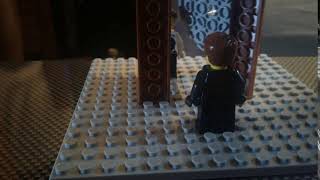 stopping a bank robbery lego stop motion