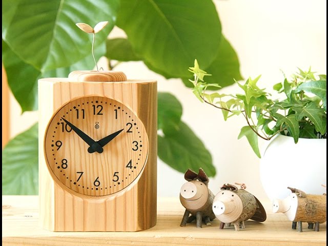 キコリ kicori 掛時計 木製 壁掛け パイン材無垢 インテリア キコリ kicori 掛時計 木製 壁掛け パイン材無垢 インテリア
