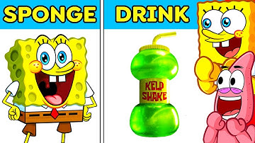 Favorite DRINKS of all SPONGEBOB Characters!