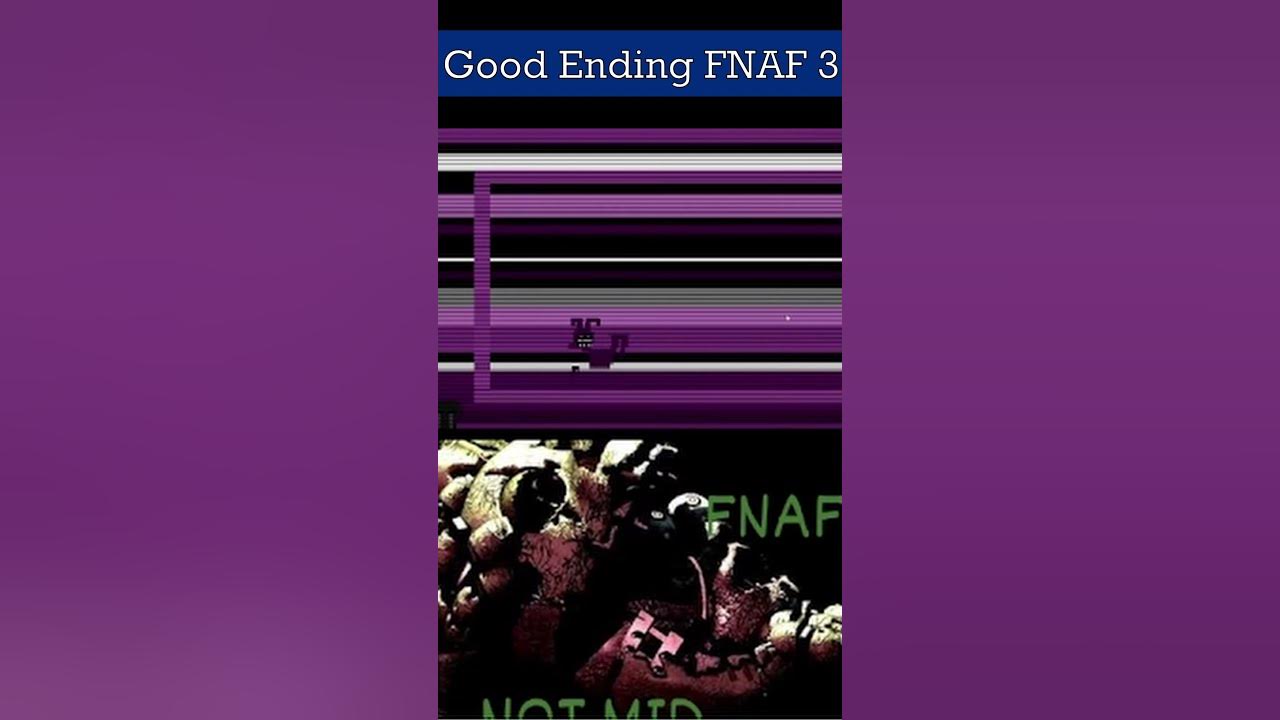 How To Get Good Ending In Fnaf 3 How to Get GOOD ENDING FNAF 3 #fnaf #fivenights #gaming - YouTube