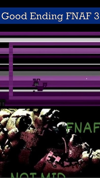 How To Get Good Ending In Fnaf 3 How to Get GOOD ENDING FNAF 3 #fnaf #fivenights #gaming - YouTube