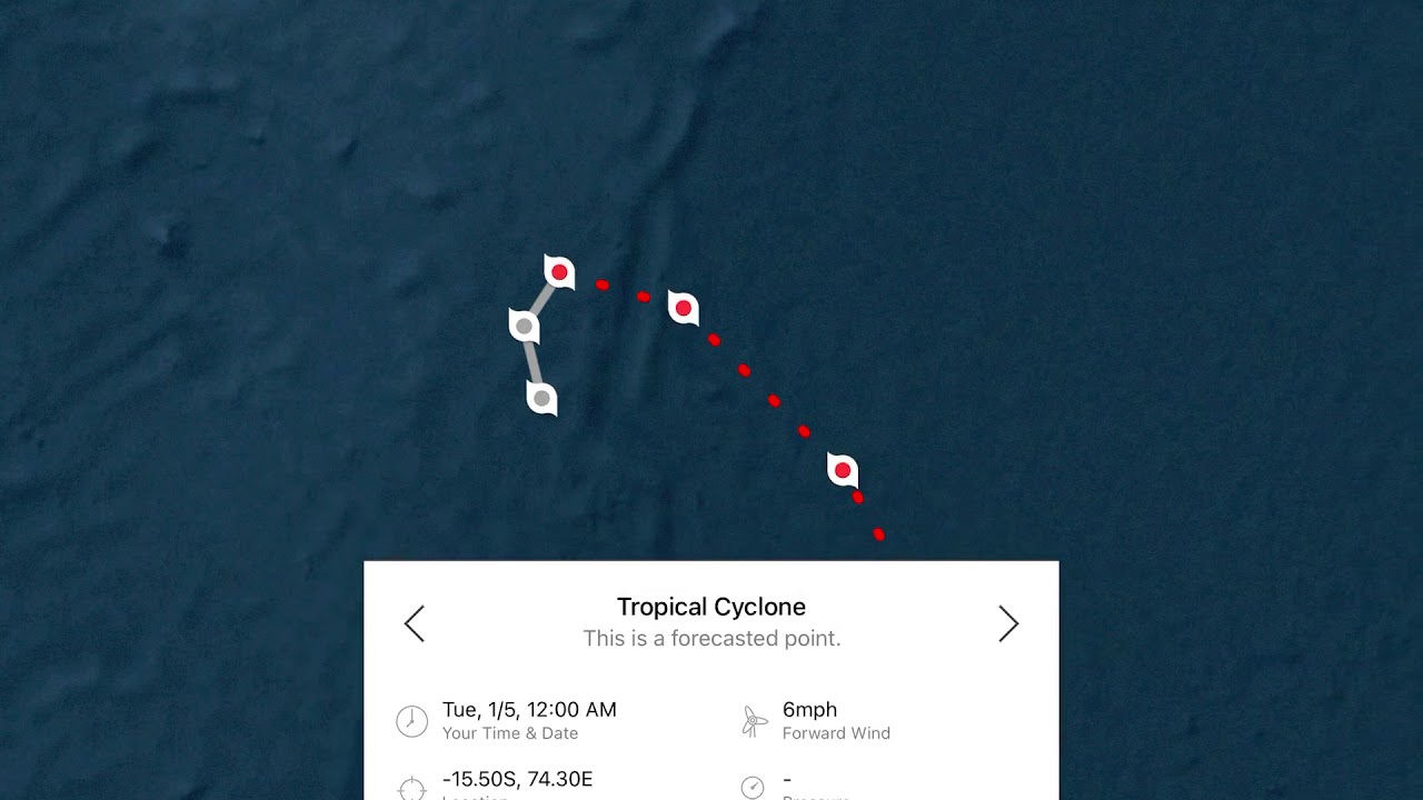 Tropical Cyclone Danilo strengthens