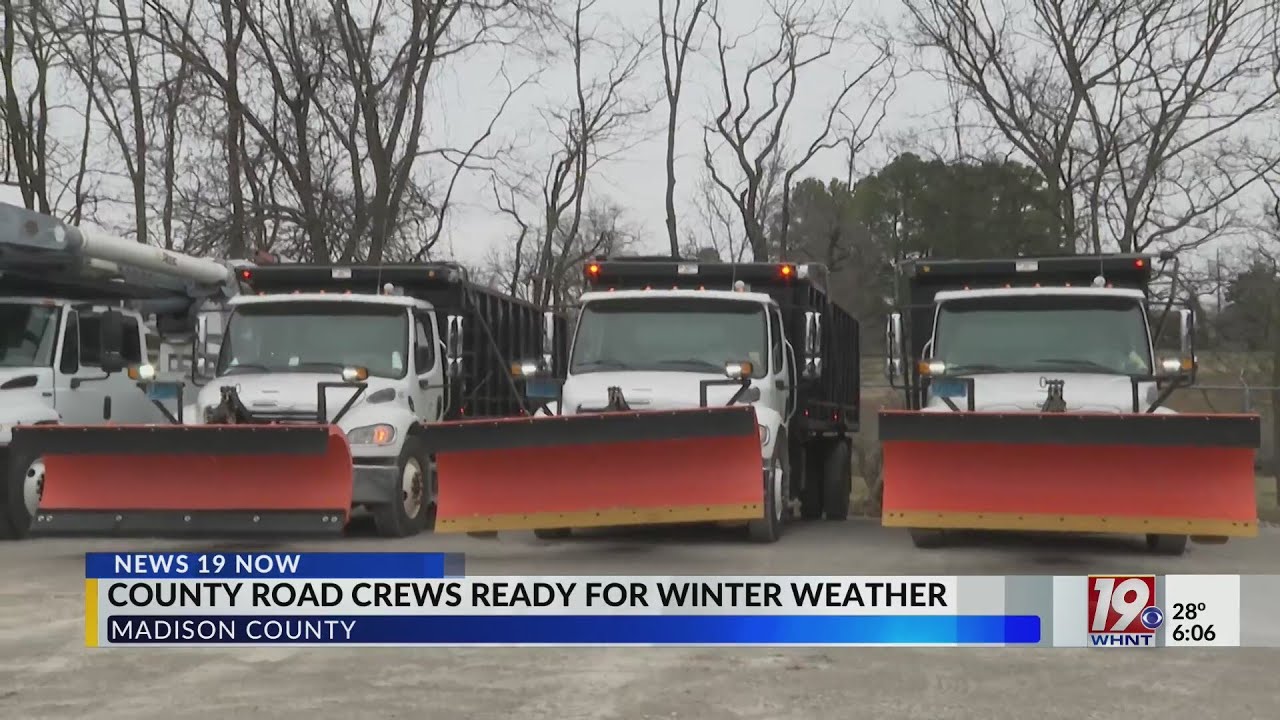 County Roads Crews Ready for Winter Weather | Jan. 6, 2025 | News 19 at ...
