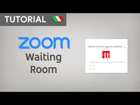 Video: Come disabilitare la sala d'attesa in zoom?