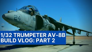 1/32 Trumpeter AV-8B Harrier Build Series - Part 2: Main fuselage assembly