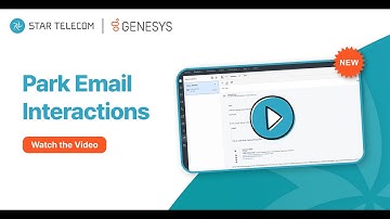 Park Email Interactions - New Feature from Genesys Cloud CX