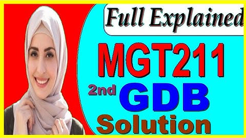 Mgt211 GDB Solution spring2020