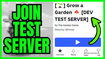 How To JOIN TEST SERVER In Grow A Garden Roblox (QUICK & EASY) 2025