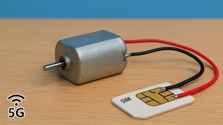 Diy 5G Antenna From Old Dc Motor And Sim Card Unbelievable Signal