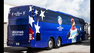 Copa America USA 2024 Buses Full Color Wrap