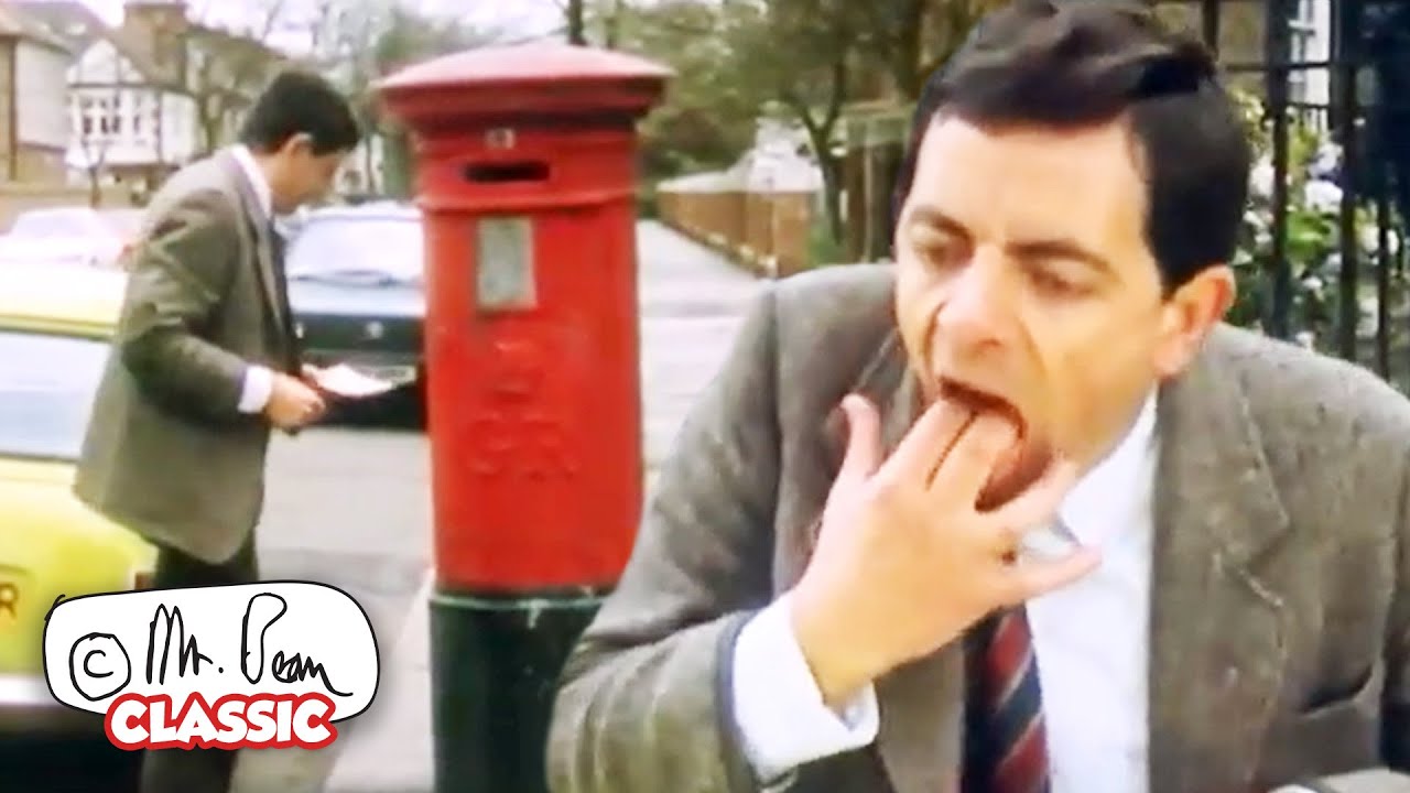 The Postage Stamp DISASTER!  | Mr Bean Funny Clips | Classic Mr Bean