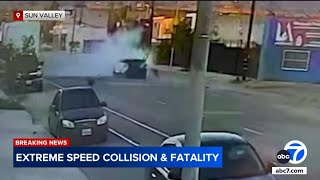 Caught on video: 23-year-old driver killed in high-speed crash in Sun Valley