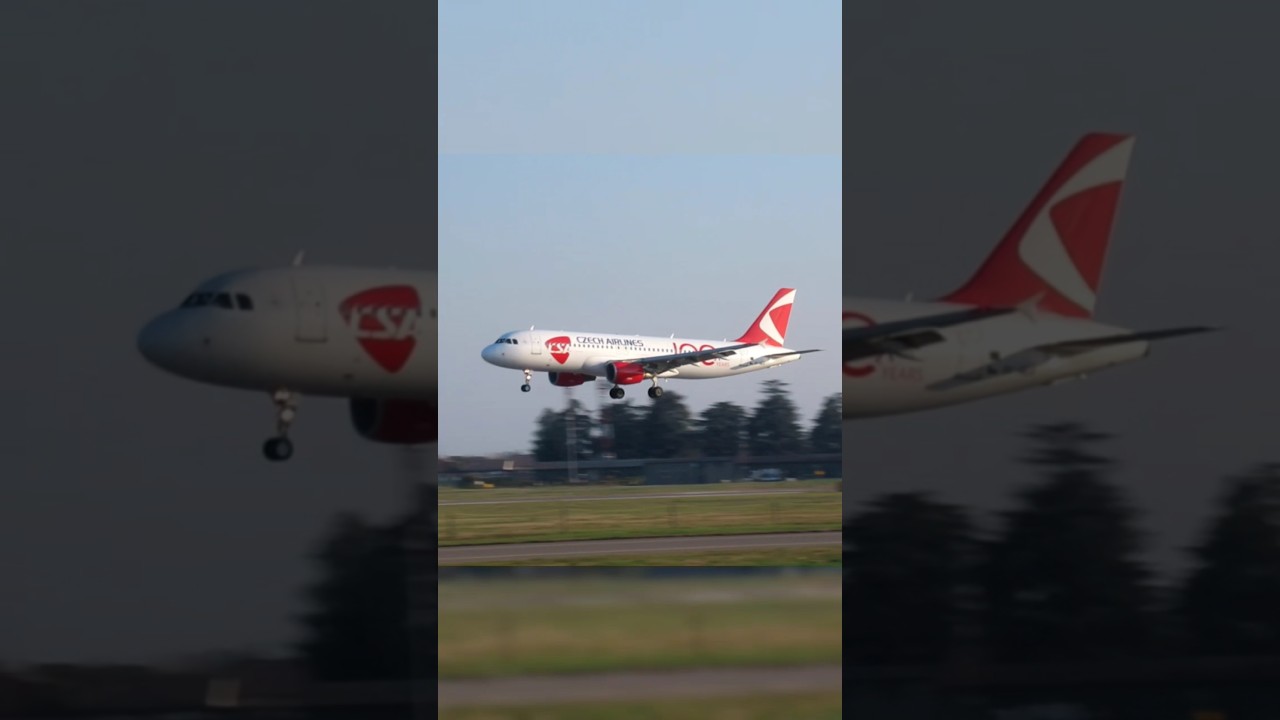 THE END OF AN ERA | Farewell CSA Czech Airlines | Landing at VRN | OK-HEU "100 years" livery 