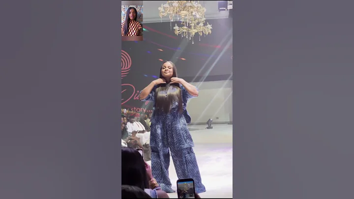 Actress, Bimbo Ademoye gorgeously representing as she walked the runway at Amdiddy Experience 2025.