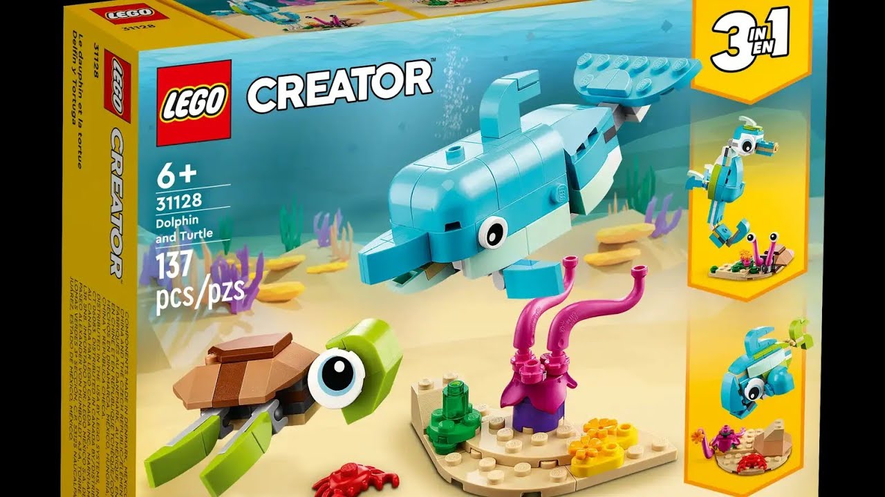 LEGO Creator 3 in 1 Dolphin and Turtle | All creations
