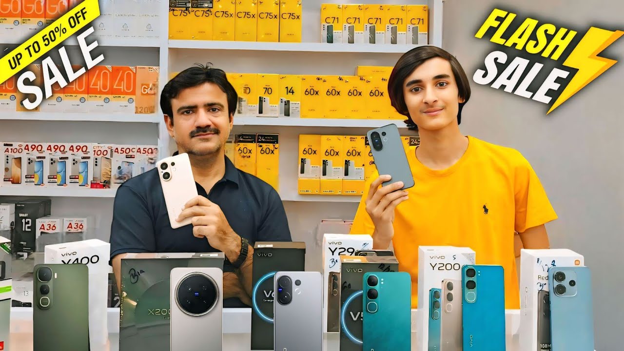 Flash Sale 2025 🔥 Wholesale Price Mobiles in Pakistan | Samsung, Vivo, Redmi & More