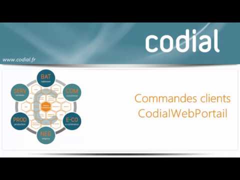 CODIALWEBPORTAIL - Les commandes clients