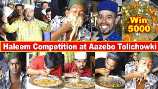 Haleem Competition win Cash Rs 5000 @ Aazebo Resturant, Tolichowki Hyd Public Reaction Ali KhanChotu