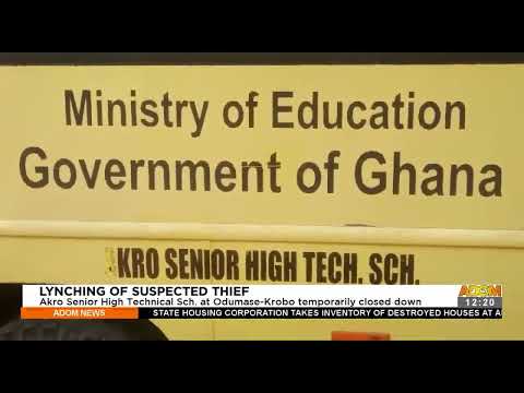 Akro Senior High Tech. Sch. at Odumase Krobo temporarily closed down - Premtobre Kasee (24-1-22) Akro Senior High Tech. Sch. at Odumase Krobo temporarily closed down - Premtobre Kasee (24-1-22)
