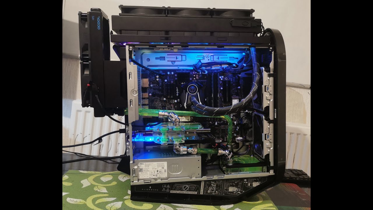 Alienware Aurora R13 Modded Liquid Cooling YouTube