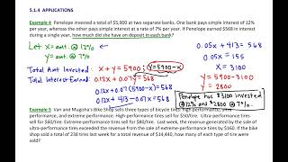 Famous 5.1.5 Applications of Linear Systems Wealth