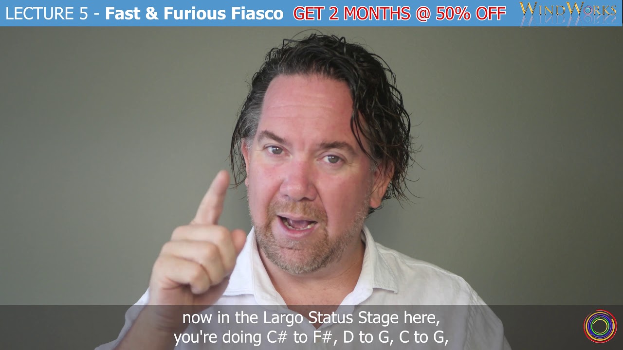 Fast and Furious Fiasco - Impatience is brass playing suicide By Greg Spence WindWorks