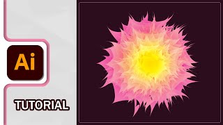 Creating an Abstract Effect with the Star Tool in Illustrator