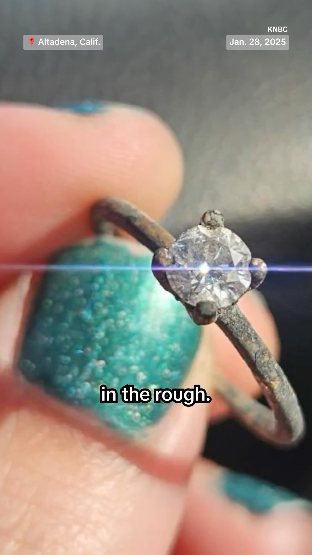 Man proposes to girlfriend after finding engagement ring in rubble of their Altadena home