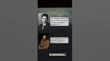 kafka vs dostoevsky on pain #kafka #shorts