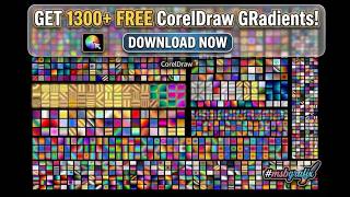 Get 1300+ Free CorelDraw Gradients | Vector Gradient Pack Download 2026