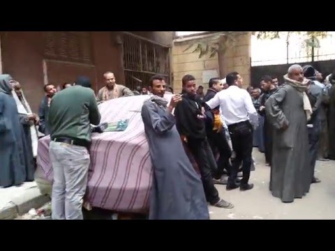 مشهد من اللجنة الطبية العامة بأسيوط