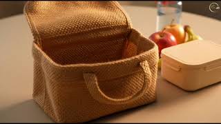 Eco Friendly Jute Lunch Bag 👜 | Stylish & Durable Tiffin Bag for Everyday Use Best  Choice 2026
