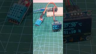 DHT11 Sensor Temperature & Humidity Show on OLED display #dht11 #dht22 #oleddisplay