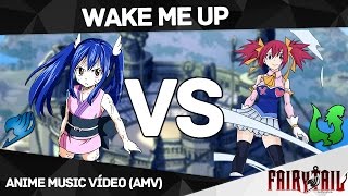 Fairy Tail Amv - Chelia Vs Wendy Wake Me Up