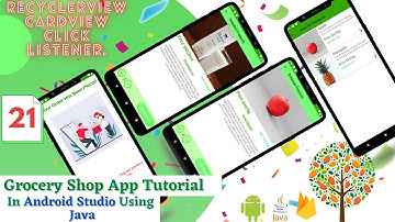 RecyclerView OnClickListener | Pass Data From Fragment to Activity | Grocery Shopping App Android