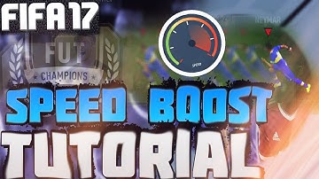 FIFA 17 SPEED BOOST & CUT INSIDE TUTORIAL BEST WAY - IN-DEPTH GUIDE