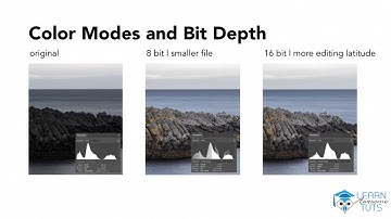 16 Color modes and bit depth