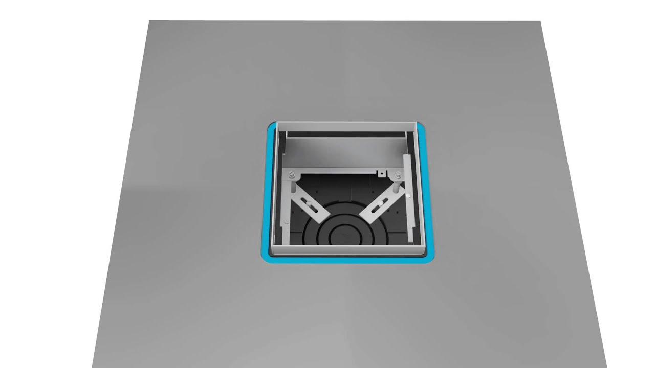 Montage UBD Unterflur Bodendose e-in ag