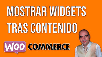Mostrar widgets tras el contenido en WordPress
