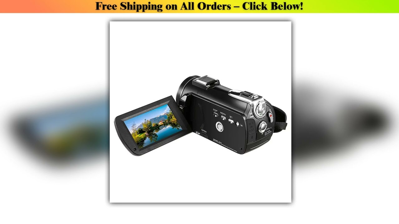 ORDRO AC3 4K Digital Video Camera Camcorder Infrared Night Vision Webcam Function for YouTube Vlog