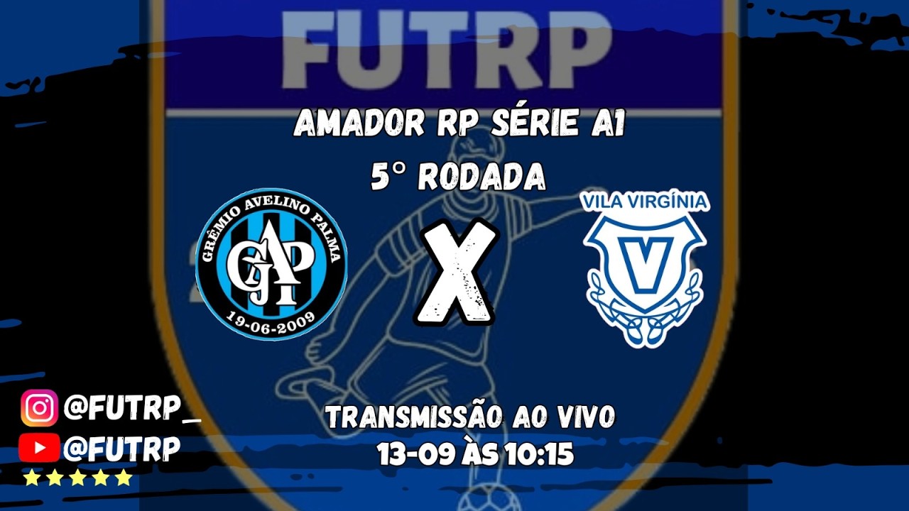AO VIVO | Amador Ribeirão Preto 2026 5° Rodada | GREMIO AVELINO X VILA VIRGINIA #futbol #amador