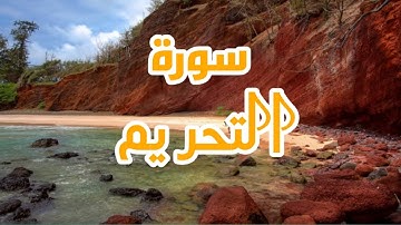 تلاوة خاشعه مميزه ما أجملها لا توصف | سورة التحريم [ مكتوبه ]