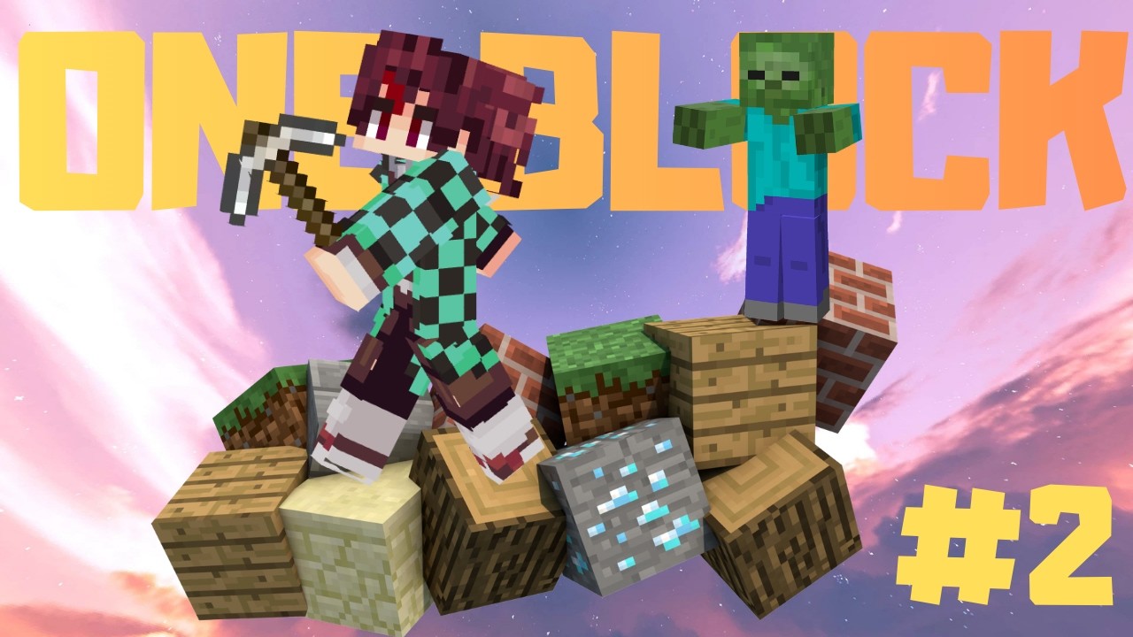 HORIZONTAL / #2 MINECRAFT ONE BLOCK / ME FALTA TERRENO - YouTube