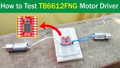 TB6612FNG Motor Driver tutorial || Better than l298n..  #linefollower #arduino #arduinotutorial