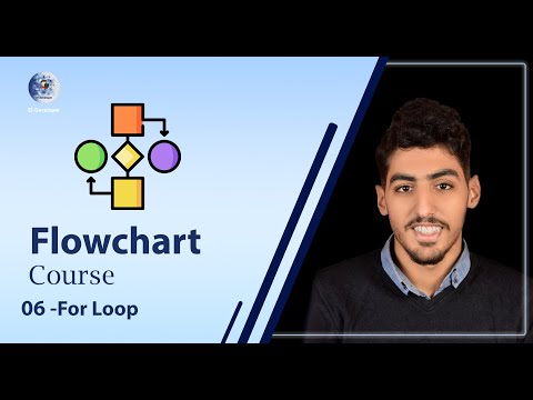 06-  For Loop Flowgorithm ( Flowchart Course ) - شرح بالعربي