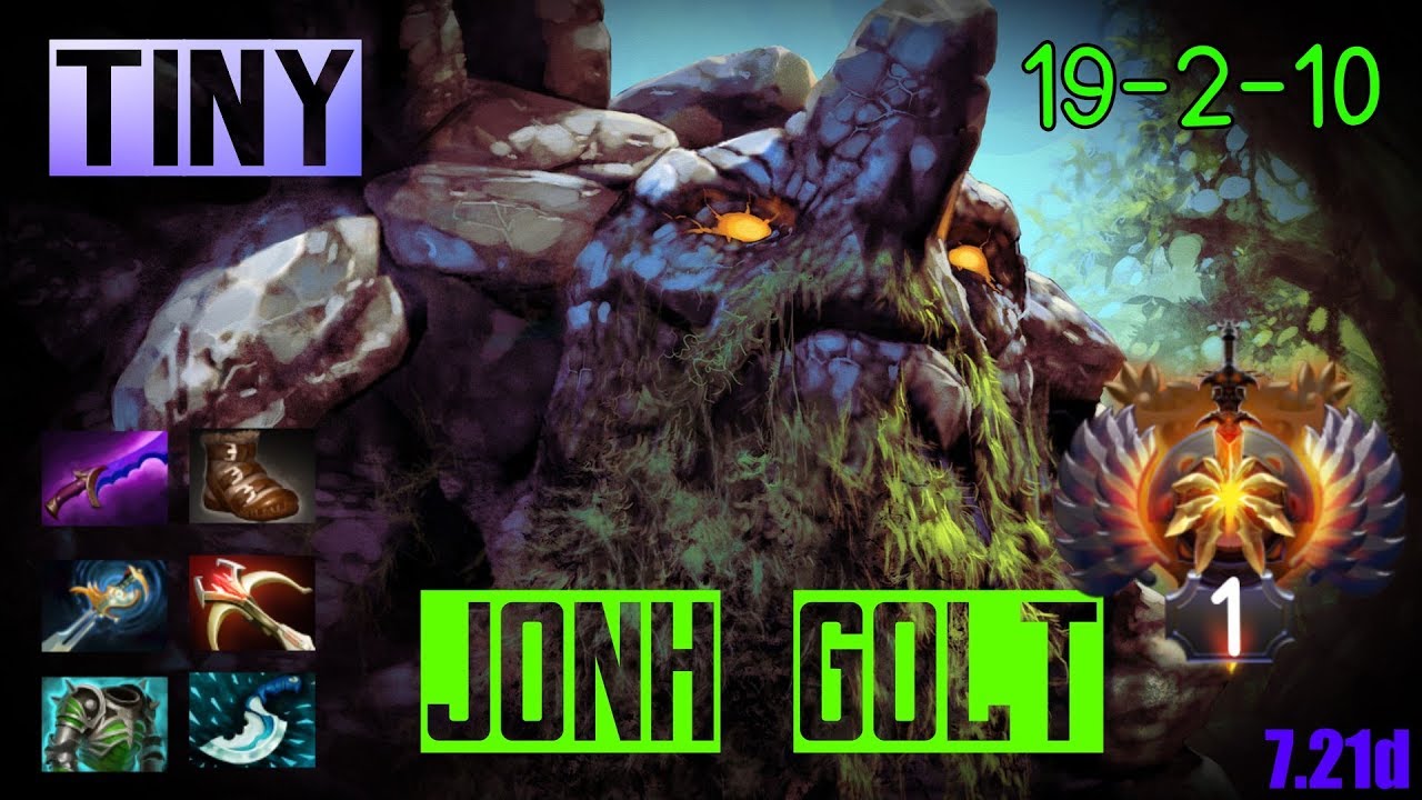 Tiny Jonh Golt Mid Dota 2 Pro Player 🎬 FULL GAME