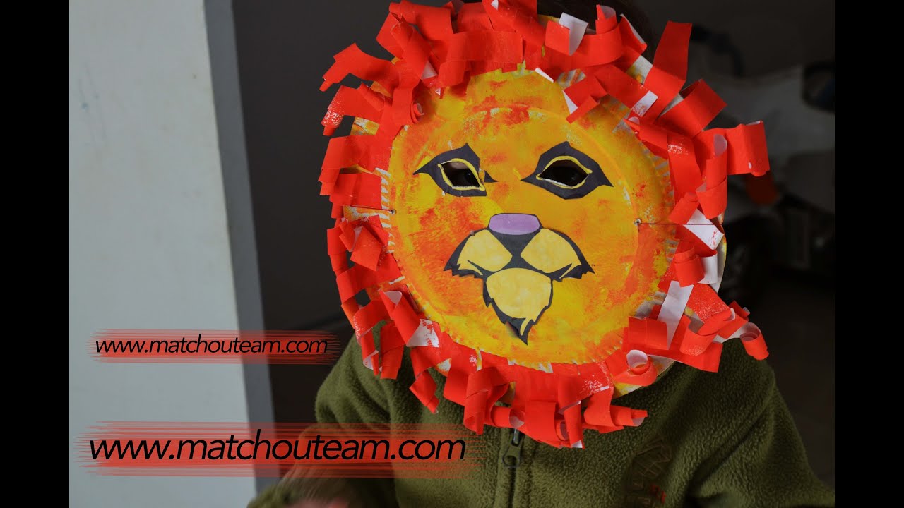 carnaval: masque de lion - YouTube