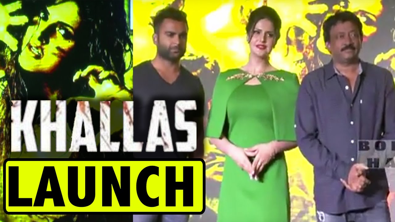 Khallas Song Launch 2016 | Veerappan | Zarine Khan | Sachiin J Joshi | Ram Gopal Varma